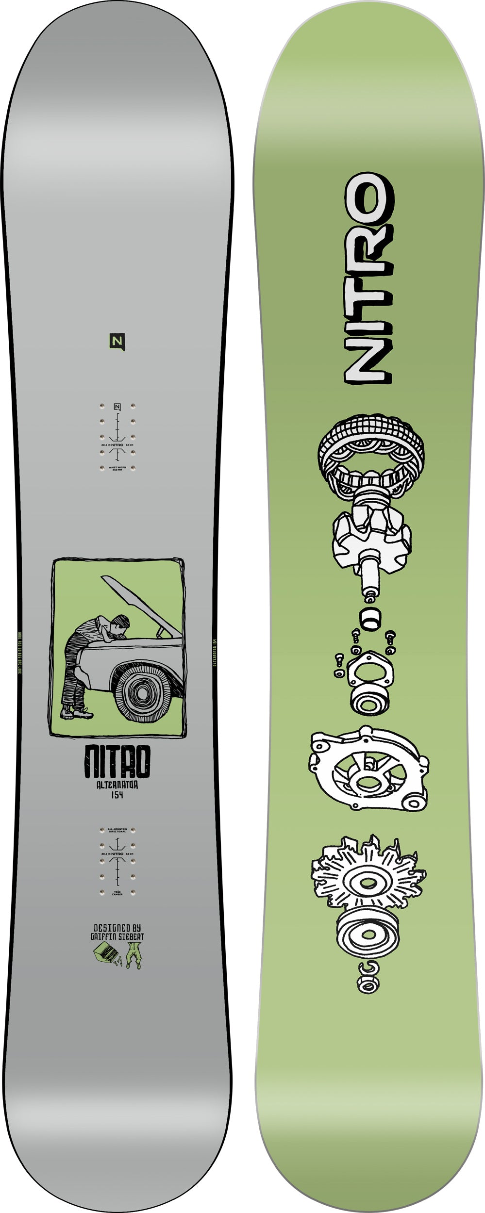 nitro-snowboards-alternator-snowboard-uomo-all-mountain-direzionale image 1