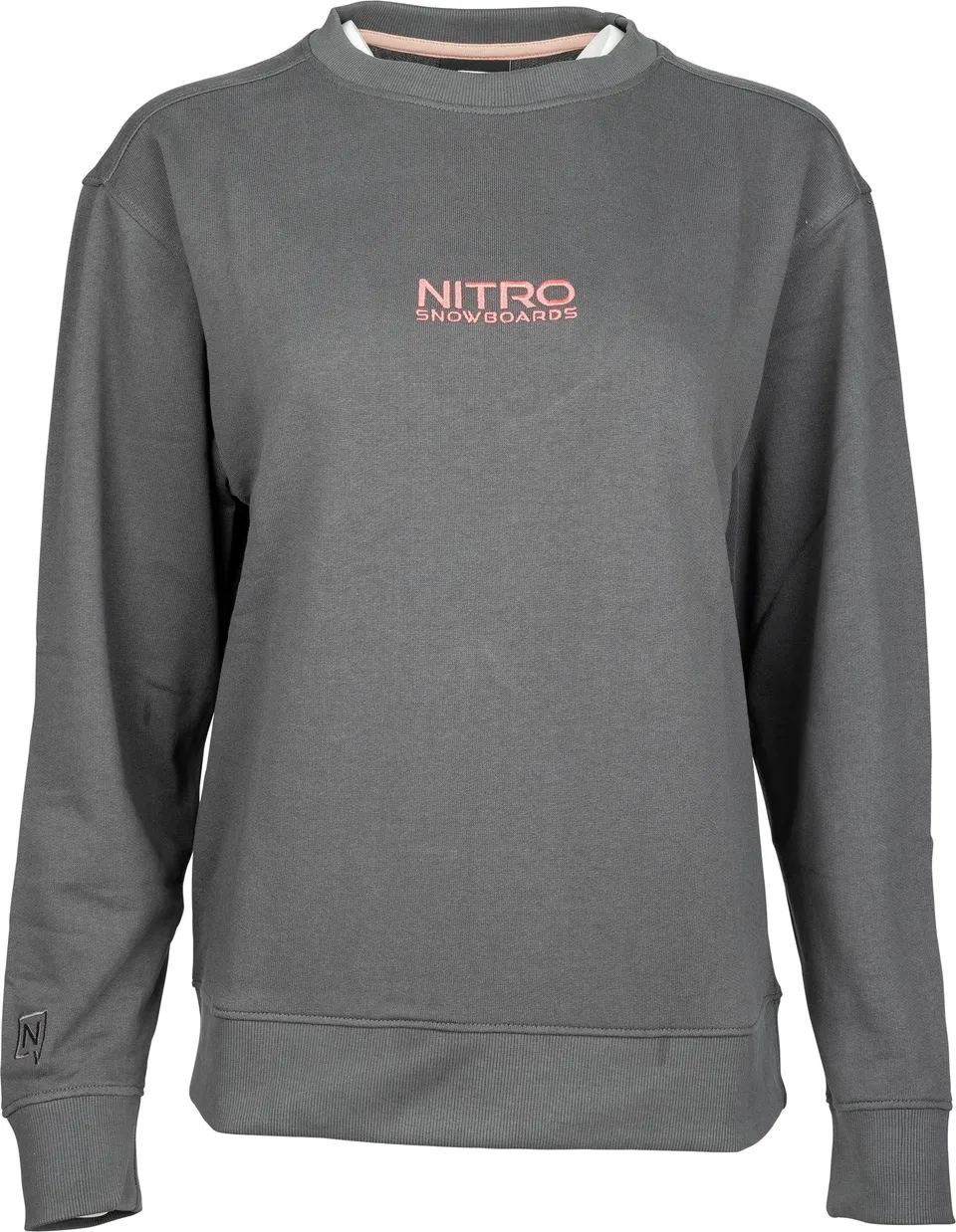 nitro-snowboards-team-sweater-donna-felpa-girocollo-cotone image 1