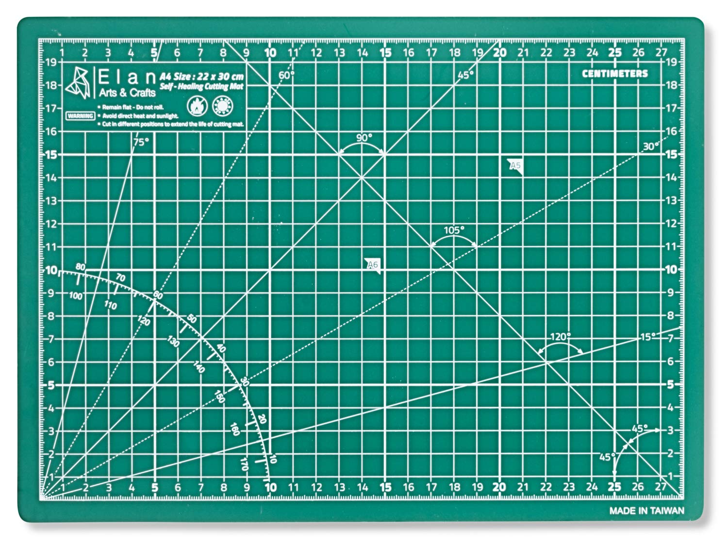 elan-tappetino-da-taglio-a4-verde-22x30-cm-base-autorigenerante-5-strati image 2