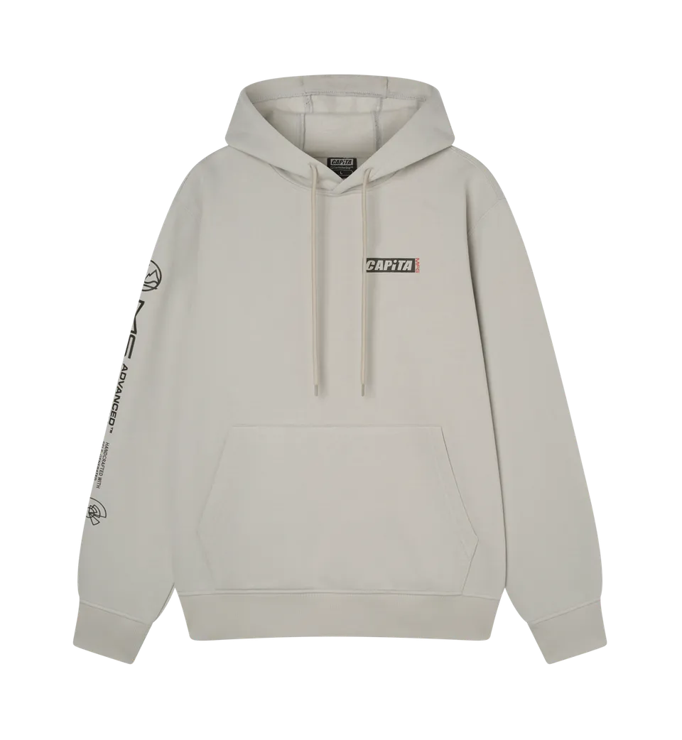 capita-advanced-hood-felpa-con-cappuccio-grigia image 1