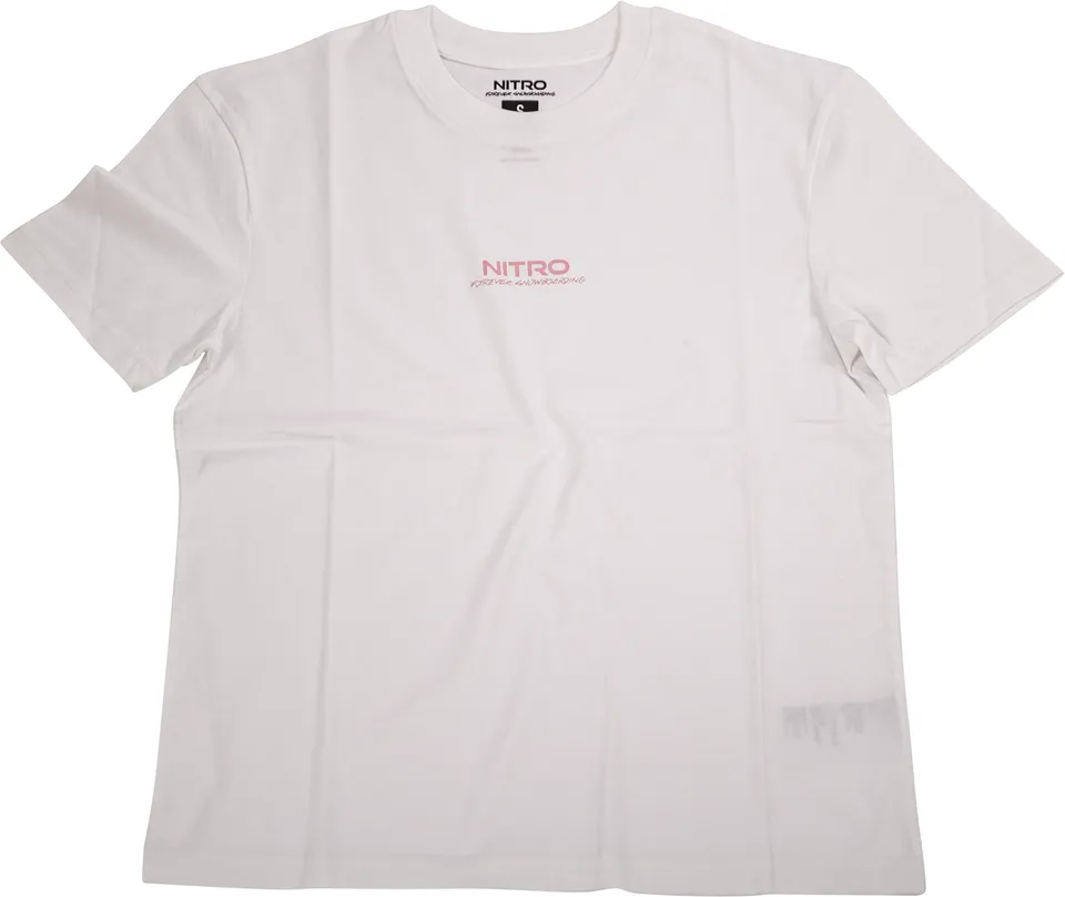 nitro-snowboards-logo-t-shirt-donna-maglietta-cotone image 1