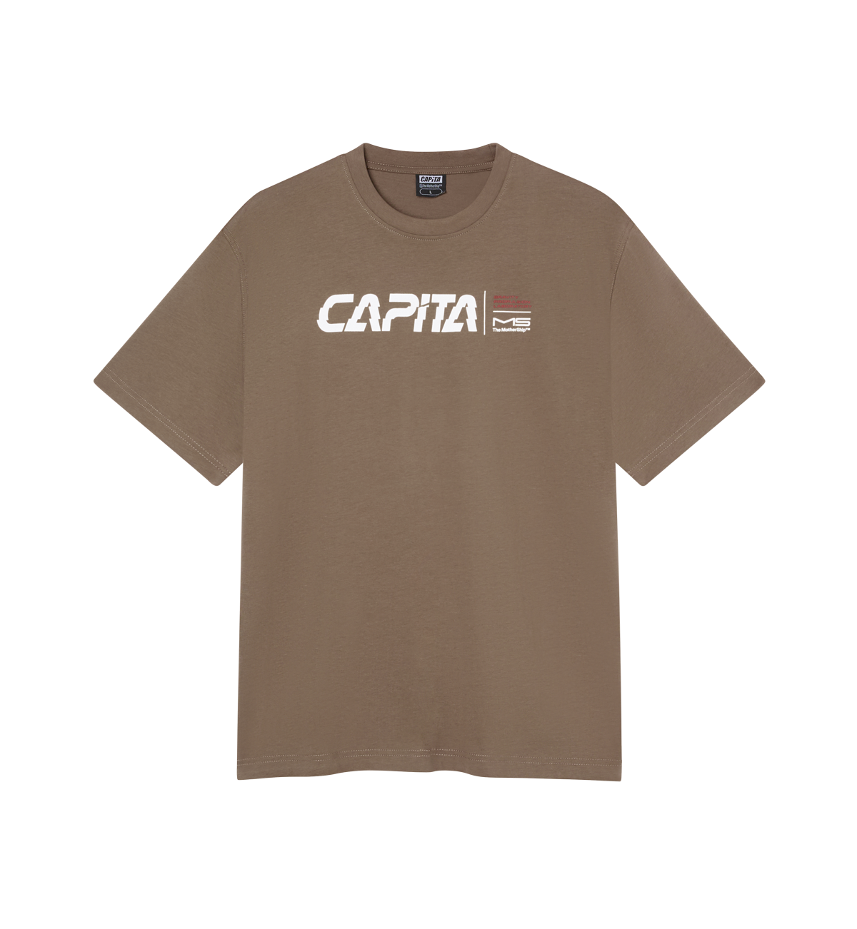 capita-gravity-t-shirt-chocolate-cotone image 1