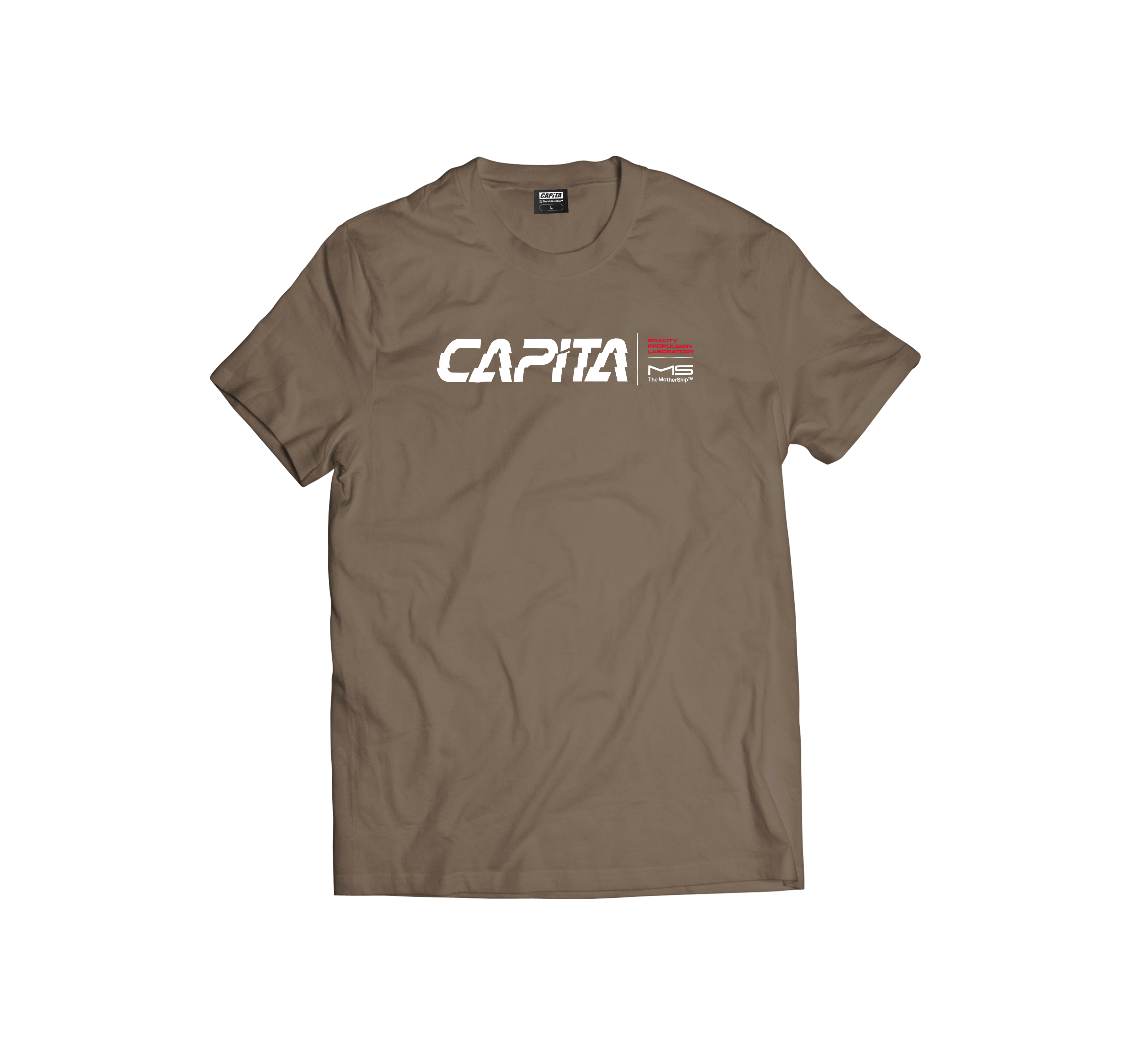 capita-gravity-t-shirt-chocolate-cotone image 4
