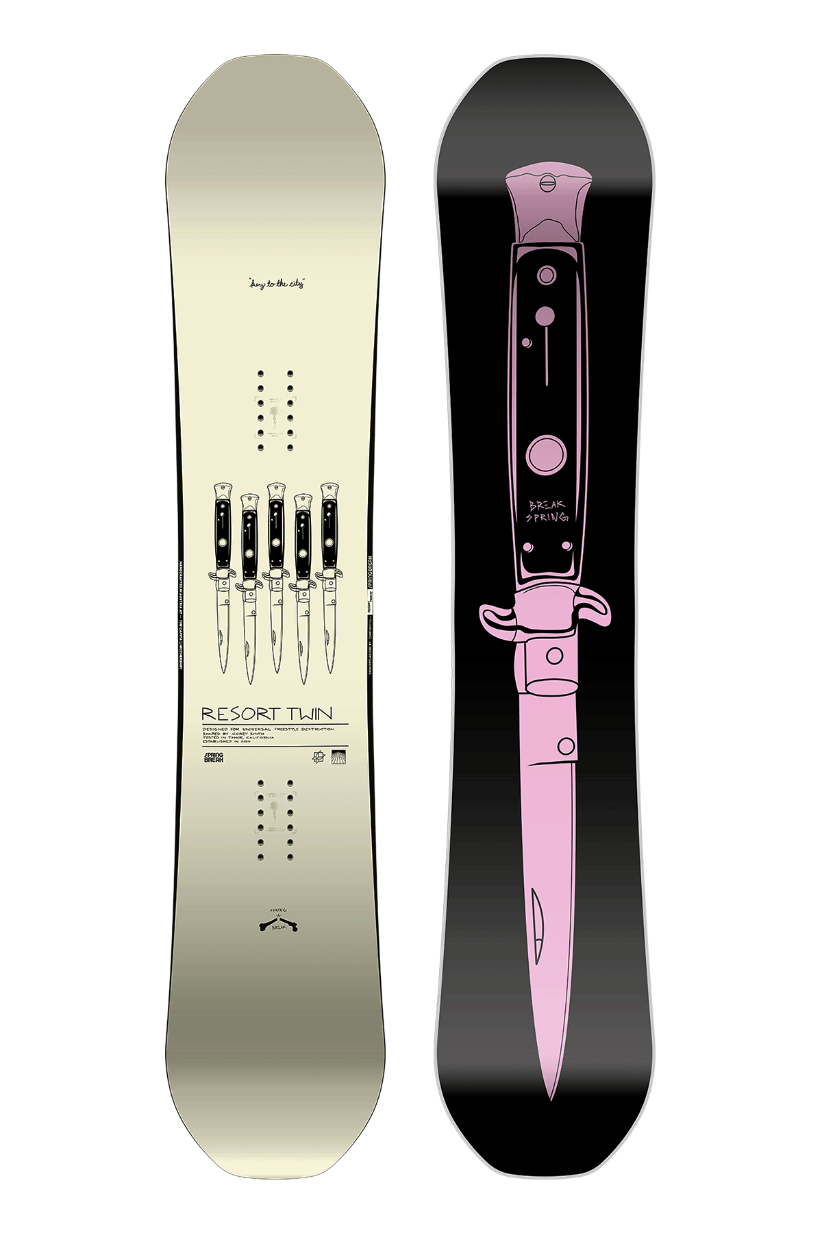 capita-spring-break-resort-twin-snowboard image 1