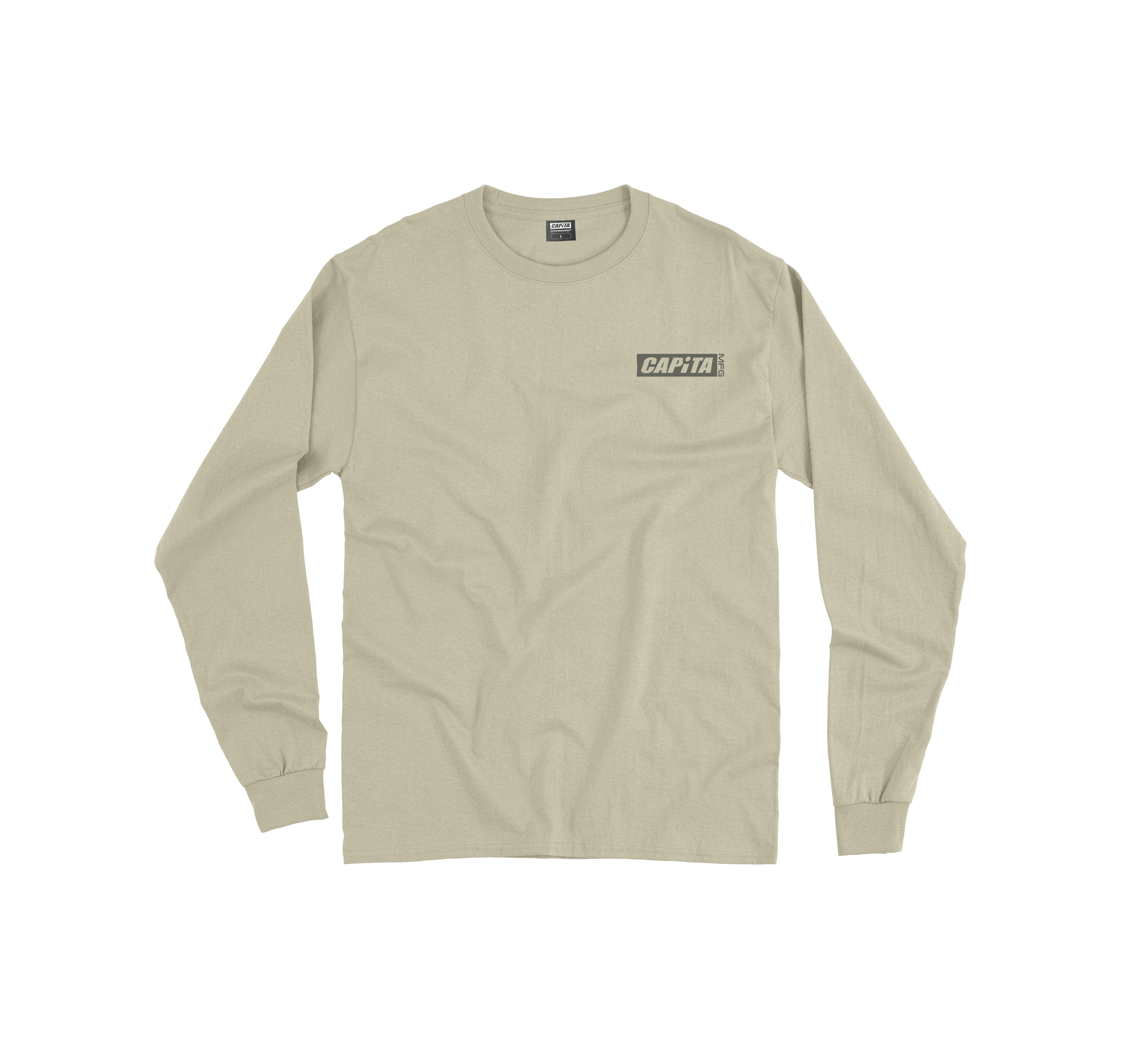 capita-indoor-long-sleeve-tee-t-shirt-manica-lunga-khaki image 5