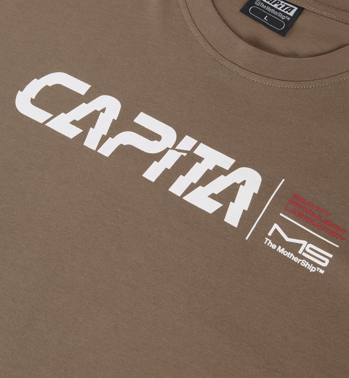 capita-gravity-t-shirt-chocolate-cotone image 3