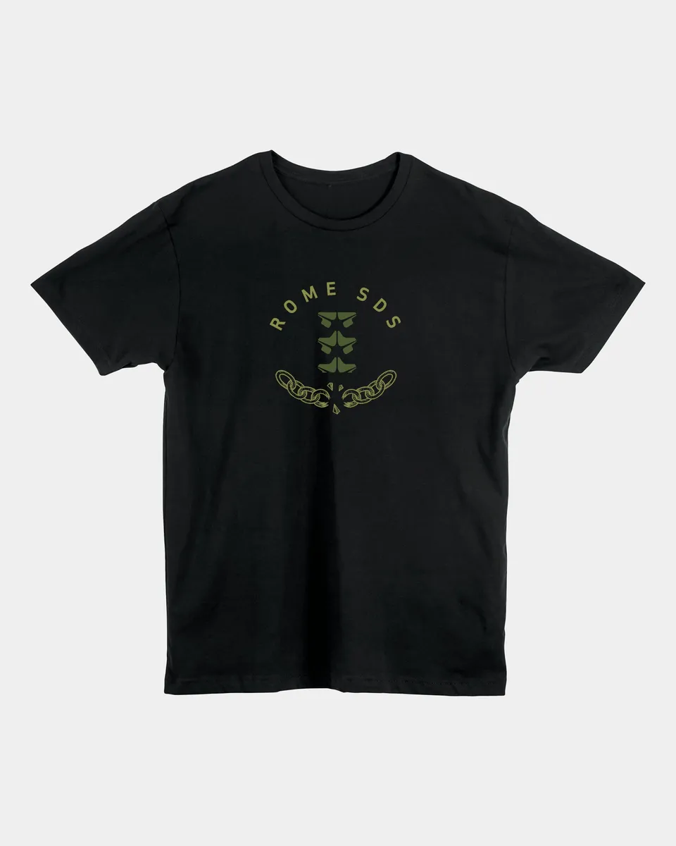 rome-sds-chain-tee-t-shirt-uomo-100-cotone-streetwear image 1